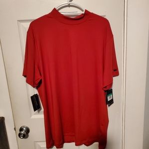 Nike Tiger Woods collection mock neck golf shirt.